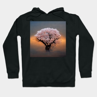 Dusk Among the Sakura Blossoms Hoodie